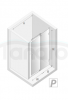 NEW TRENDY Drzwi wnękowe 120x200 Softi X, drzwi pojedyncze, przesuwne typu soft close EXK-5251/EXK-5252 